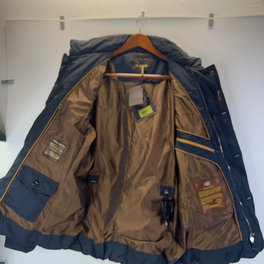 MooRER‎ SP-SIRO-KM Blue Double Breasted Goose Down Jacket